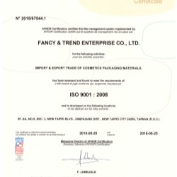 ISO 9001:2008 - Fancy & Trend
